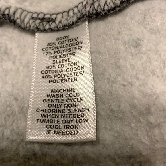 Loft heather grey and black sweatshirt top- size S - Picture 7 of 8